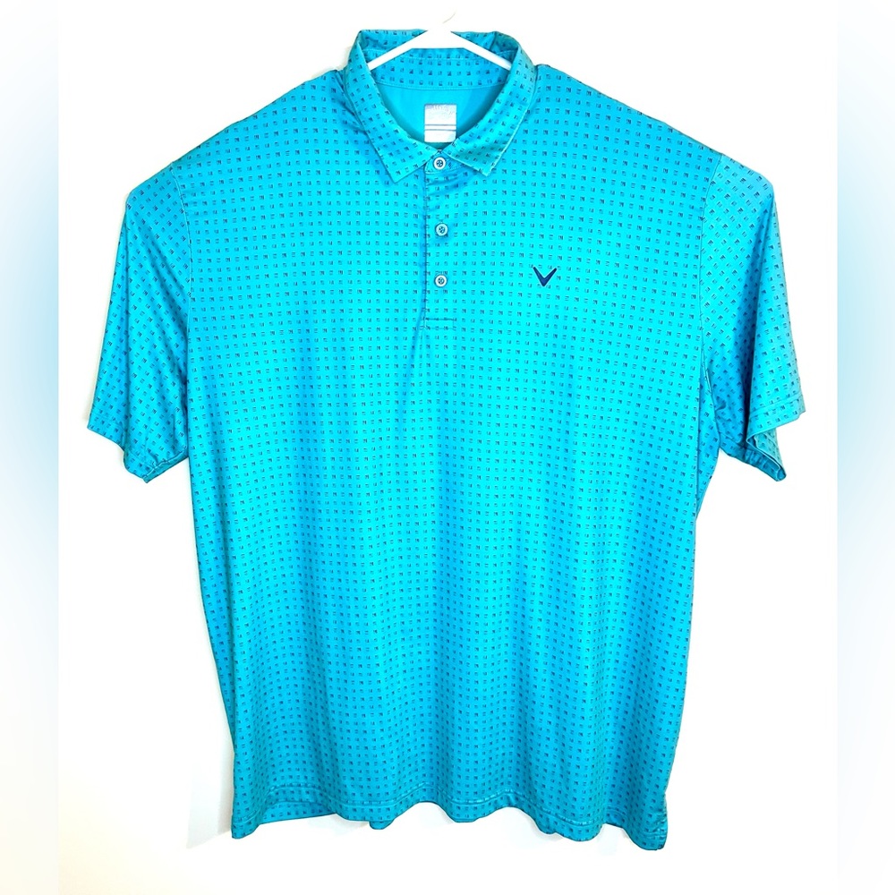 Callaway Opti Dri XXL Teal Polo